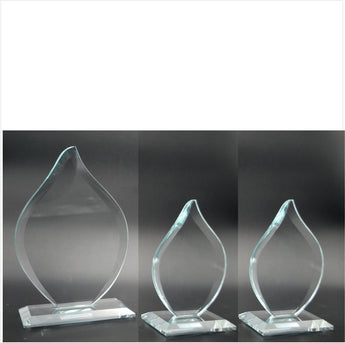 Clear flame plaques