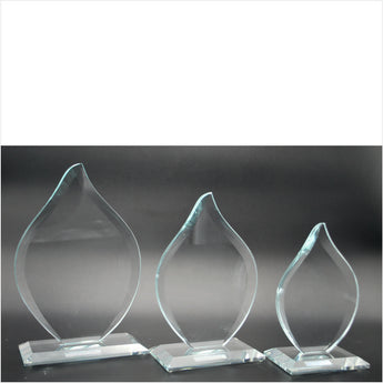 Clear flame plaque