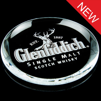 Glass coaster - round