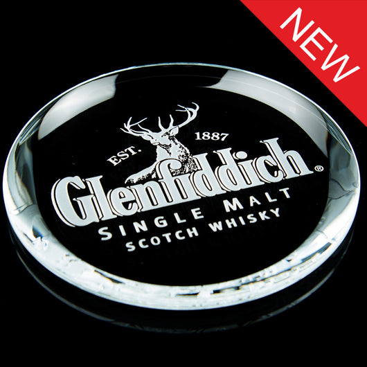 Glass coaster - round