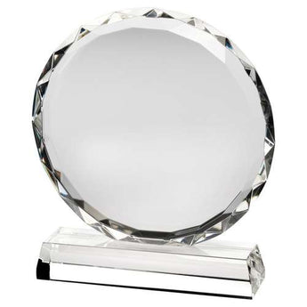 Crystal circle on base