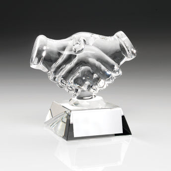 Crystal handshake