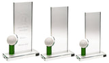 Green tee plaque golf award