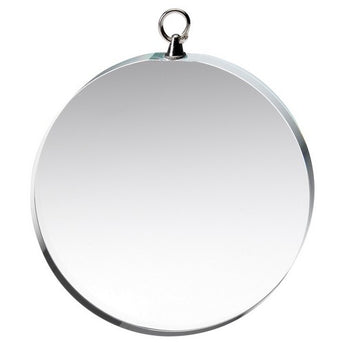 Clear  Glass Round medal