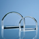 Optical crystal magnifier paperweight