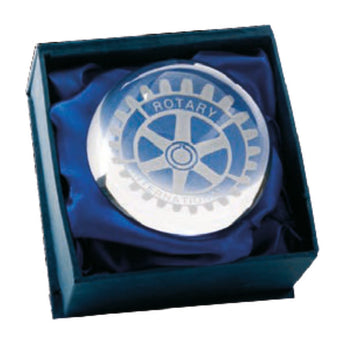 Thomond crystal dome paperweight